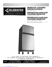 Gladiator Freezerator 2314466 Use & Care Manual
