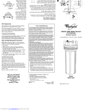 Whirlpool WHCF-DUF Use & Care Manual