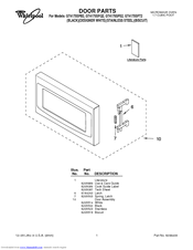 Whirlpool GT4175SPB2 Parts List