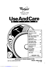 Whirlpool MH6110XE Use And Care Manual