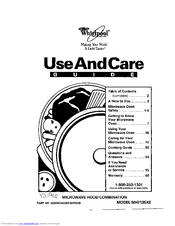 Whirlpool MH7135XE Use And Care Manual