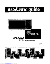 Whirlpool MW1000XP Use & Care Manual