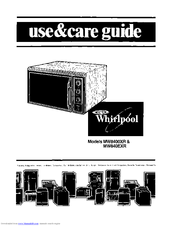 Whirlpool MW8400XR Use & Care Manual