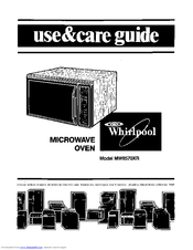 Whirlpool MW8570XR Use & Care Manual