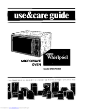 Whirlpool MW8700XR Use & Care Manual
