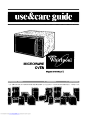 Whirlpool MW8800XS Use & Care Manual