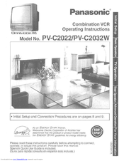 Panasonic PV-C2032W Operating Instructions Manual