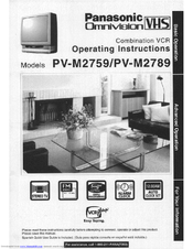 Panasonic PV-M2789 Operating Manual