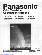 Panasonic CT-36D20 Operating Manual