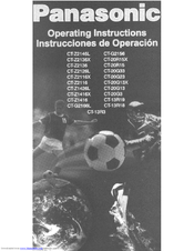 Panasonic CT-13R3 Operating Instructions Manual