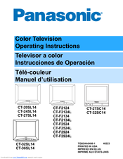 Panasonic CT-32SC14 Operating Instructions Manual