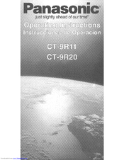 Panasonic CT-9R12 Operating Manual