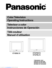 Panasonic CT-27SL15ND Operating Operating Instructions Manual