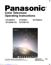 Panasonic CT-24SX11 Operating Instructions Manual