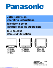 Panasonic CT-20G8 Operating Instructions Manual