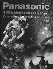 Panasonic CT36DV60W - SVGA/TV Operating Manual