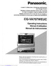 Panasonic CQ-VA707WEUC Operating Manual