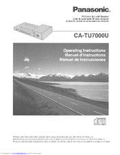 Panasonic CATU7000U - AV CTRL AMP Operating Instructions Manual