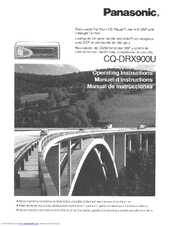 Panasonic CQ-DRX900U Operating Manual