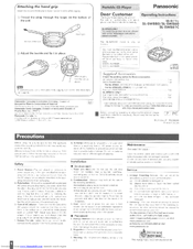 Panasonic SL-SW861C Operating Instructions Manual
