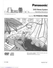 Panasonic SCPM88 - CD STEREO SYSTEM Operating Instructions Manual