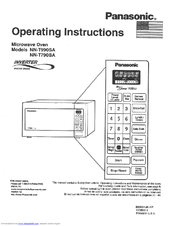 Panasonic The Genius NN-T790SA Operating Instructions Manual