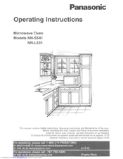 Panasonic NN-S541 Operating Instructions Manual