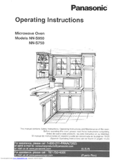 Panasonic NN-S750 WAS Operating Instructions Manual