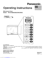 Panasonic NN-S780 Operating Instructions Manual