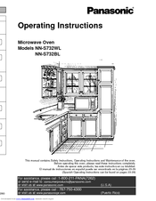 Panasonic NN-S732WL Operating Instructions Manual