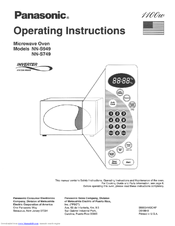 Panasonic Inverter NN-S949 Operating Instructions Manual