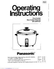 Panasonic SR-42HP Operating Instructions Manual