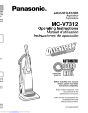 Panasonic Quickdraw MC-V7312 Operating Instructions Manual