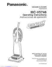 Panasonic Quickdraw MC-V5746 Operating Instructions Manual