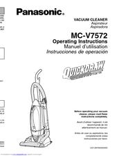 Panasonic Quickdraw MC-V7572 Operating Instructions Manual