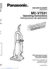 Panasonic Quickdraw MC-V7531 Operating Instructions Manual