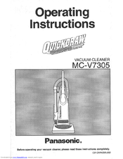 Panasonic Quickdraw MC-V7305 Operating Instructions Manual