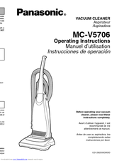 Panasonic MCV5706 - UPRIGHT VACUUM Operating Instructions Manual