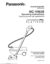 Panasonic MCV9628 - CANISTER VAC.-PLAT Operating Instructions Manual