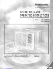 Panasonic CW-C80YU Installation And Operating Instructions Manual