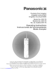 Panasonic EW176WC Operating Operating Instructions Manual