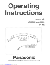 Panasonic EV-320 Operating Instructions Manual