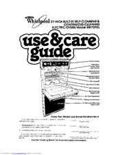 Whirlpool RB170PXL Use & Care Manual