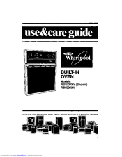 Whirlpool RB100PXV Use And Care Manual