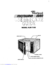 Whirlpool RJM 7100 Use And Care Manual