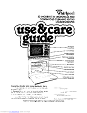 Whirlpool RM235PXK Use & Care Manual