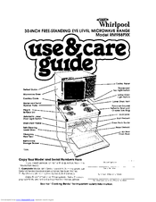 Whirlpool RM988PXK Use & Care Manual