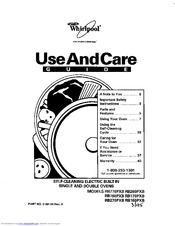 Whirlpool RB770PXB Use And Care Manual