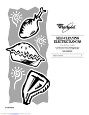 Whirlpool RY160LXTQ - 30 Inch Slide-In Electric Range Use And Care Manual