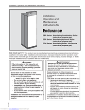 Endurance EDP/EDN Installation And Operation Manual